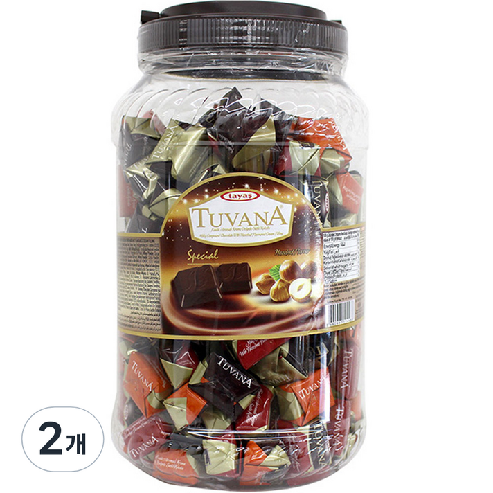  타야스 투바나 초콜렛, 1.6kg, 2개 