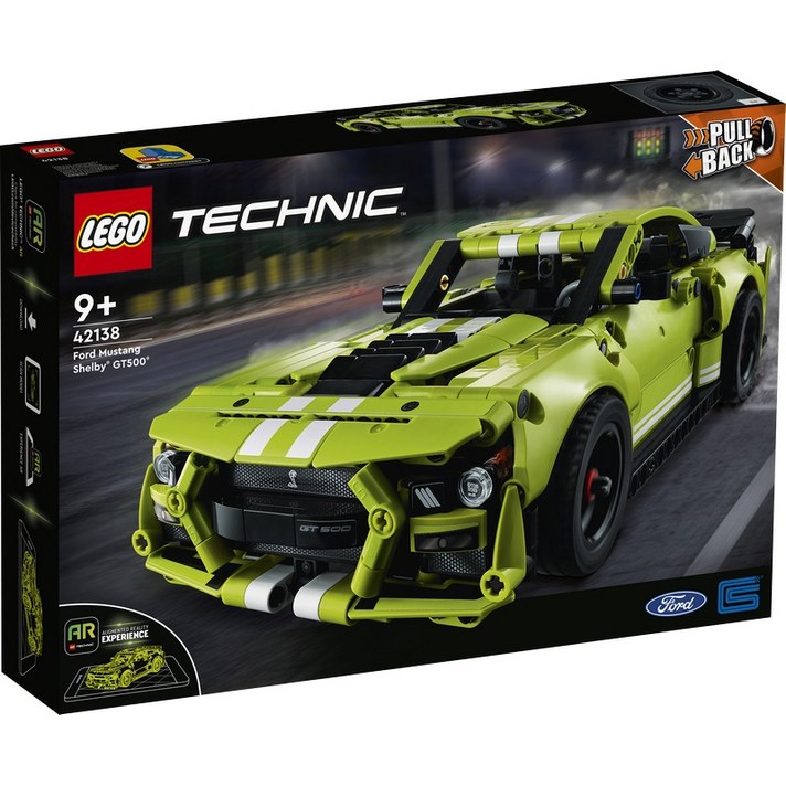  레고 테크닉 Ford Mustang Shelby GT500 42138, 혼합색상 