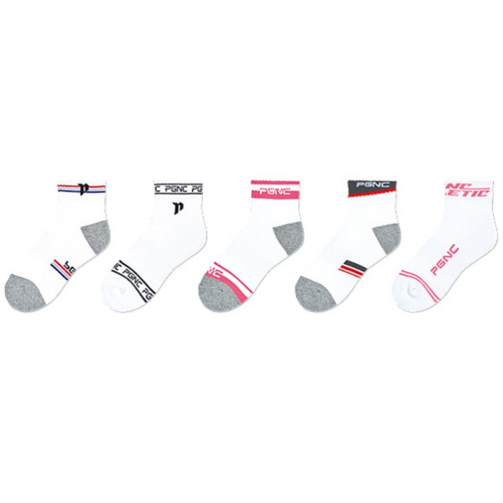패기앤코 여성용 스포츠양말 5켤레 세트 PSO-8000, 혼합색상