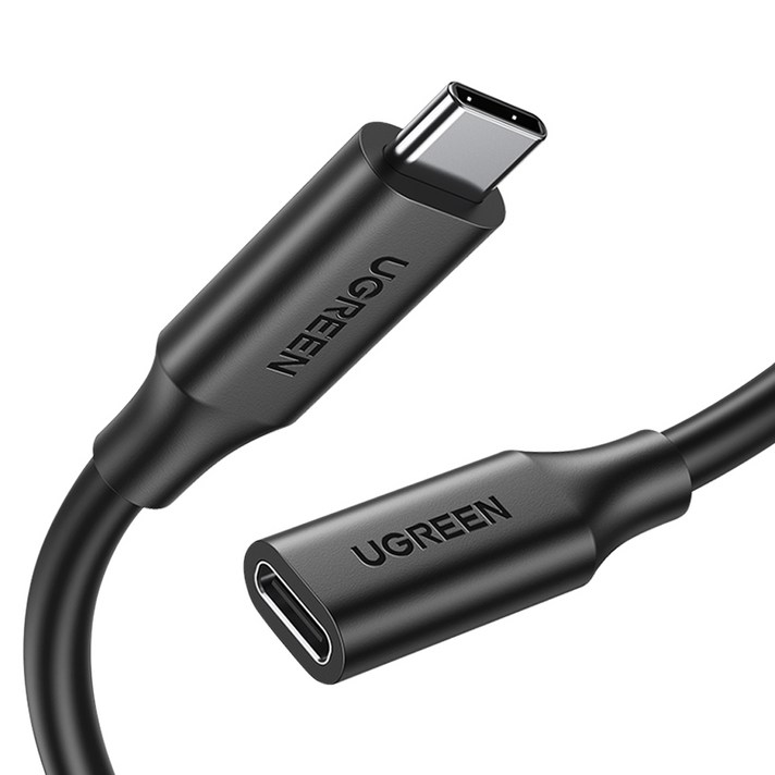 유그린 USB 3.1 Gen2 10Gbps C to C타입 연장케이블, 1개, 1m 유그린 USB 3.1 Gen2 10Gbps C to C타입 연장케이블, 1개, 1m
