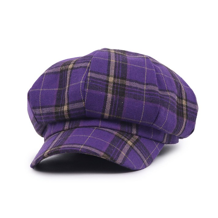 아이엠캡 마르코디아즈 빈티지 체크 뉴스보이캡