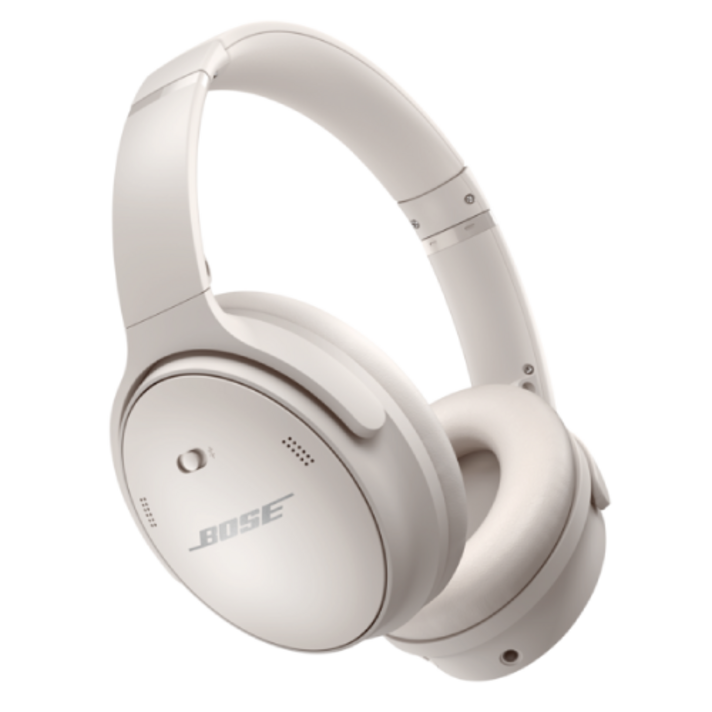 보스 QC45 무선 헤드폰, 스모크 화이트, QUIETCOMFORT 45 HEADPHONES