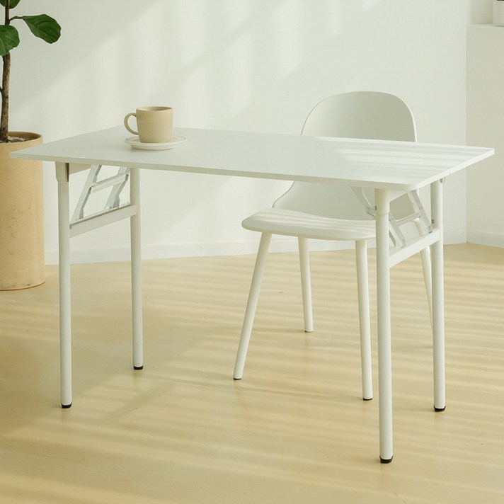 팬물산 이지라이프 철제 접이식 스틸 테이블 800