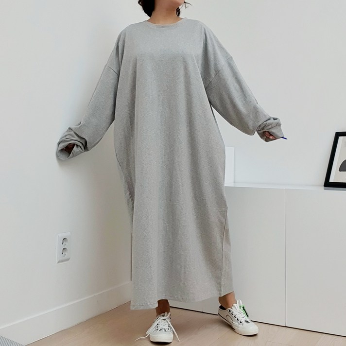 후니네 오버박스 임산부 원피스