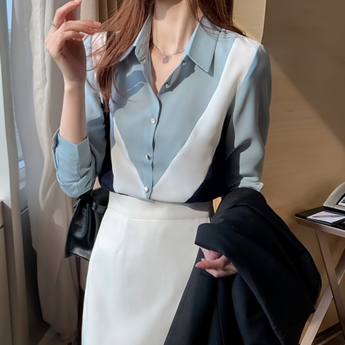 
                                                        포플러앤씨 페이토 모던 블라우스
                                                    