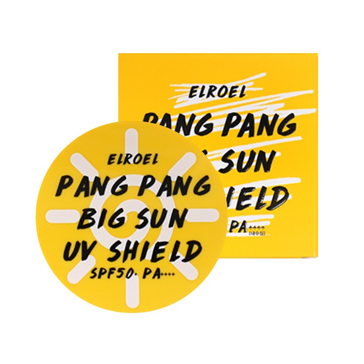엘로엘 팡팡 빅 선쿠션 UV 쉴드 본품 SPF50+ PA++++, 25g, 1개