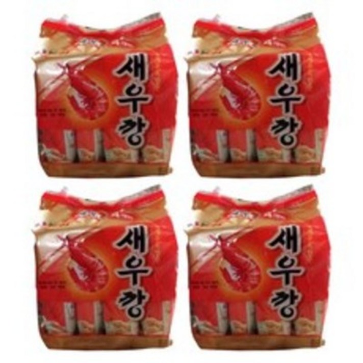 농심 새우깡 미니팩 30g x 4p, 120g, 4개