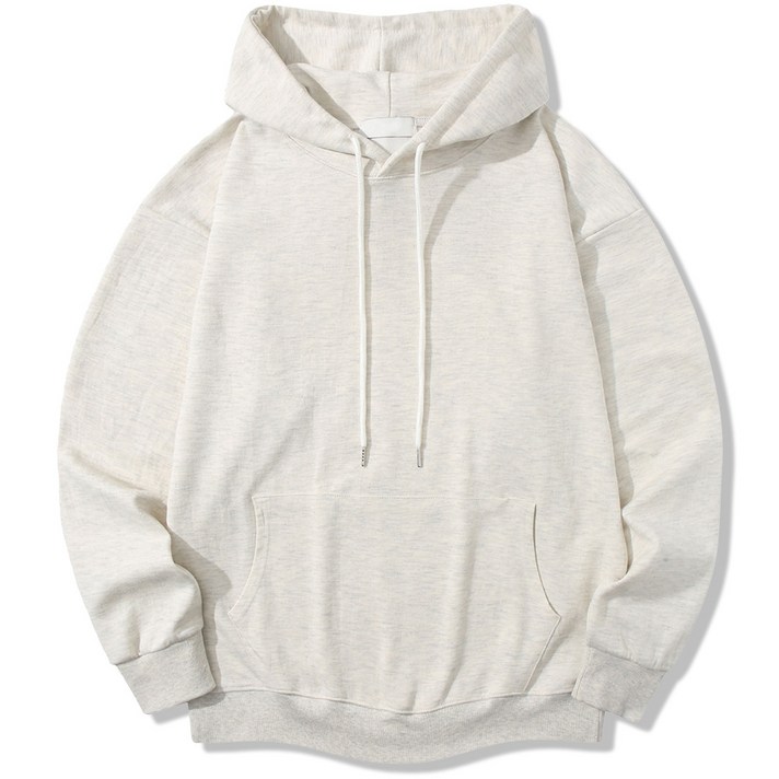 일루소 소프트 특양면 베이직 무지 후드티