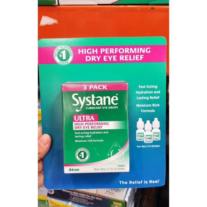 알콘 시스테인 인공눈물 점안액 Systane Ultra Eye drop 10ml 3개입