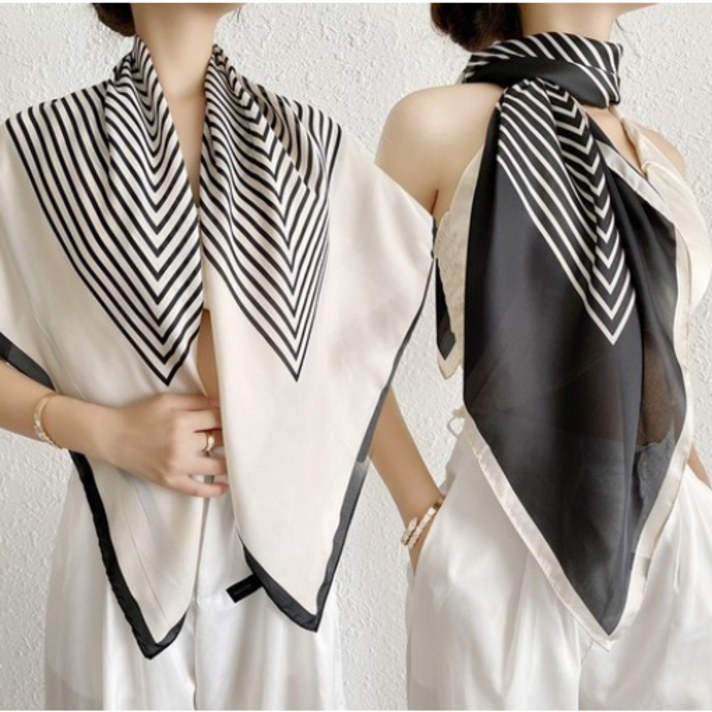 [1+1 고급 스카프] 주디엘리 여성 에슬라 빅 머플러 스카프 1+1