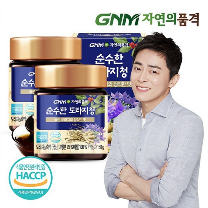 GNM자연의품격 순수한 도라지청, 150g, 2개