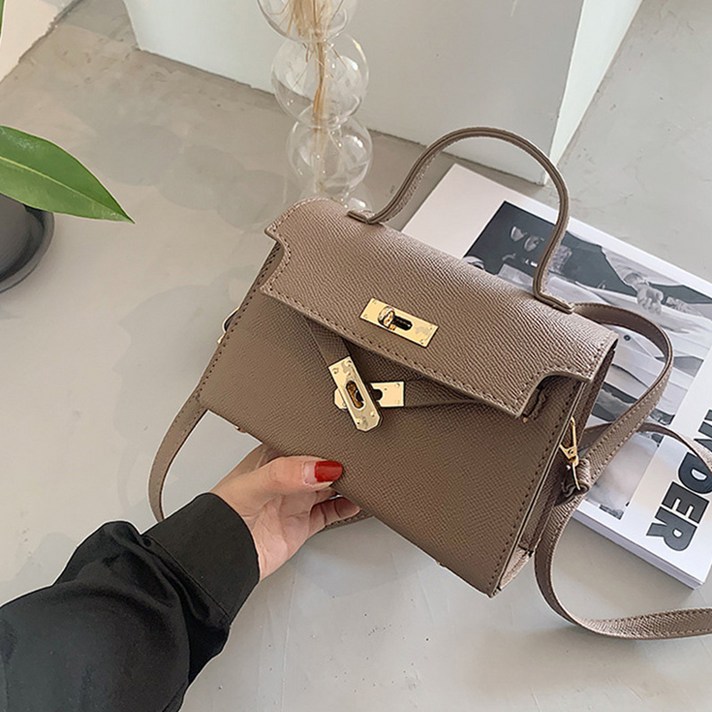 SeekFun 고급핸드백 숄더백 스퀘어백 여성용 미니 스퀘어 크로스 토트백 여성토트백 선물