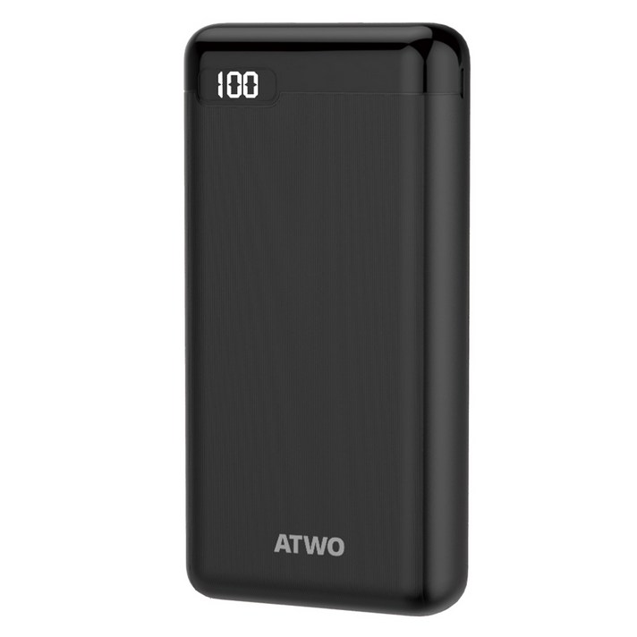 퀵차지 3.0 고속충전PD 20 000mAh 보조배터리 에이투 AL0301, 블랙