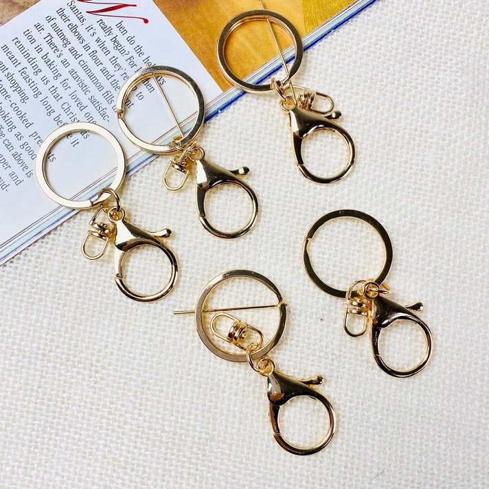 NEW)랍스터 키링 열쇠고리(10개), 라이트골드