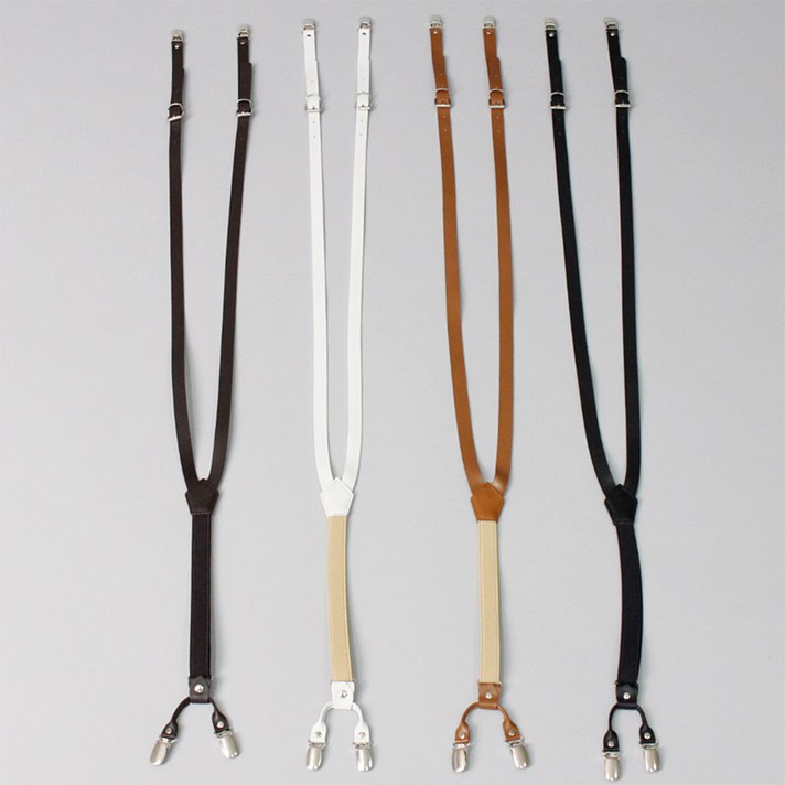 남자 서스펜더 얇은 멜빵