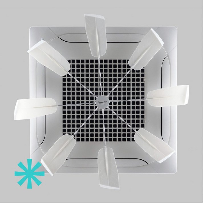 패니아 - 에어컨바람개비 무동력팬 공기순환팬 천장형 에어컨용