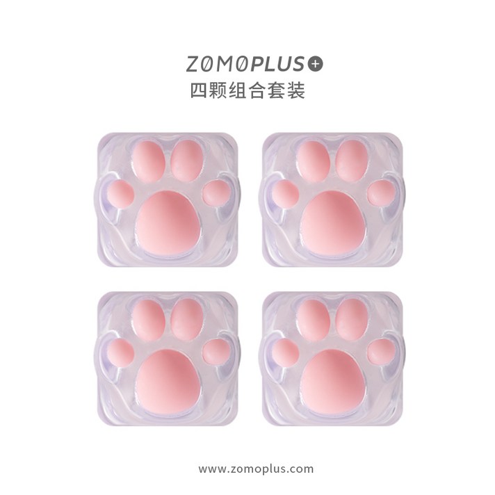 키보드 키캡 조모 오리지널 큐트 3D 프린팅 티파니 벚꽃 수지 캣 발톱 햇, 옵션3