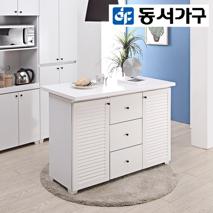 
                                                        동서가구 넬츠 1000 주방식탁 홈바 DF917095, 멀바우 화이트
                                                    