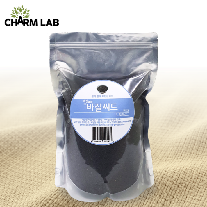 [사은품 증정] 참 Charm 바질씨드 1Kg, 1개
