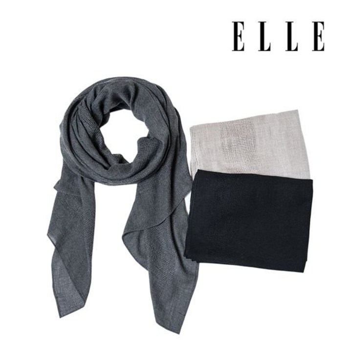 엘르 멜란지바스켓 롱 스카프 SE539X309