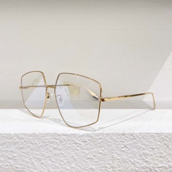 선글라스 여자선글라스 유니크 금속 프레임 골드 미러 렌즈 여성 선글라스 특대 패션 스타일 레이디 안경