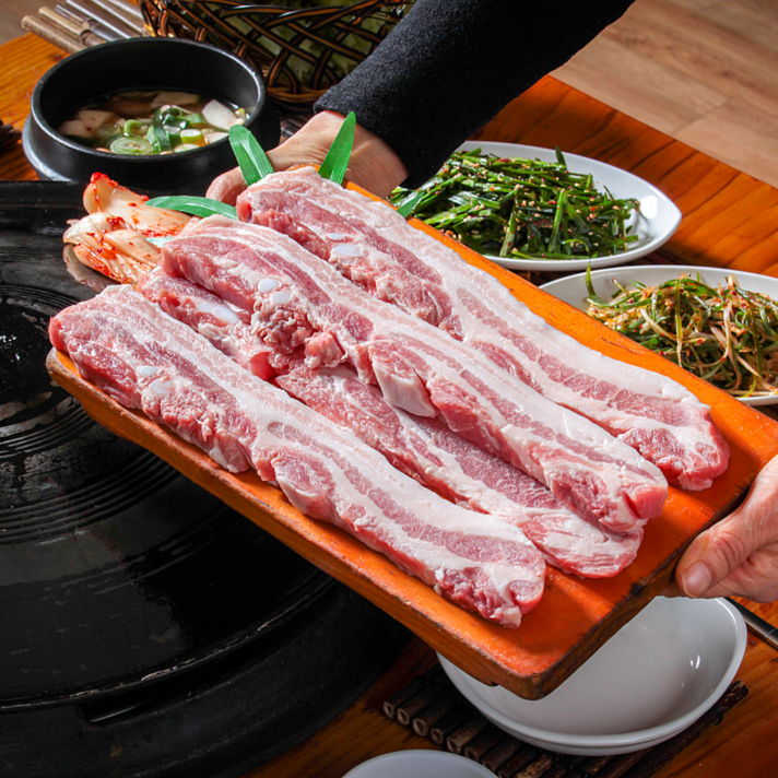  갓성비 삼겹살+목살+갈매기살 돼지모듬 세트, 1세트, 1.2kg (각 400g) 