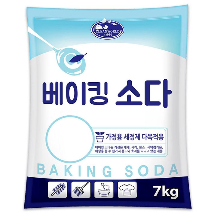 
                                                        크린세상 베이킹소다, 7kg, 1개
                                                    