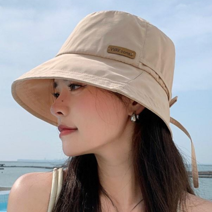 메가잇템 여성 차양 모자 챙 벙거지 베이직 버킷햇