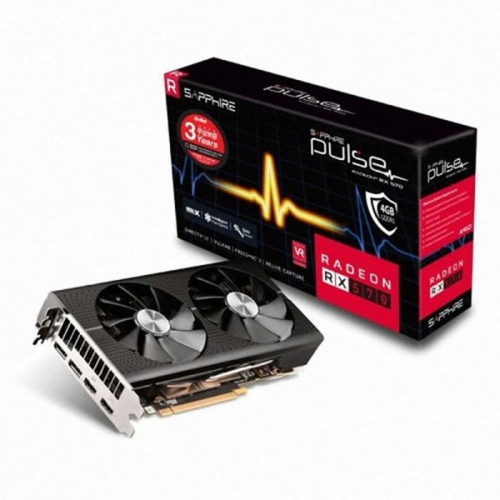 사파이어 라데온 RX 570 PULSE Optimized OC D5 4GB Dual-X