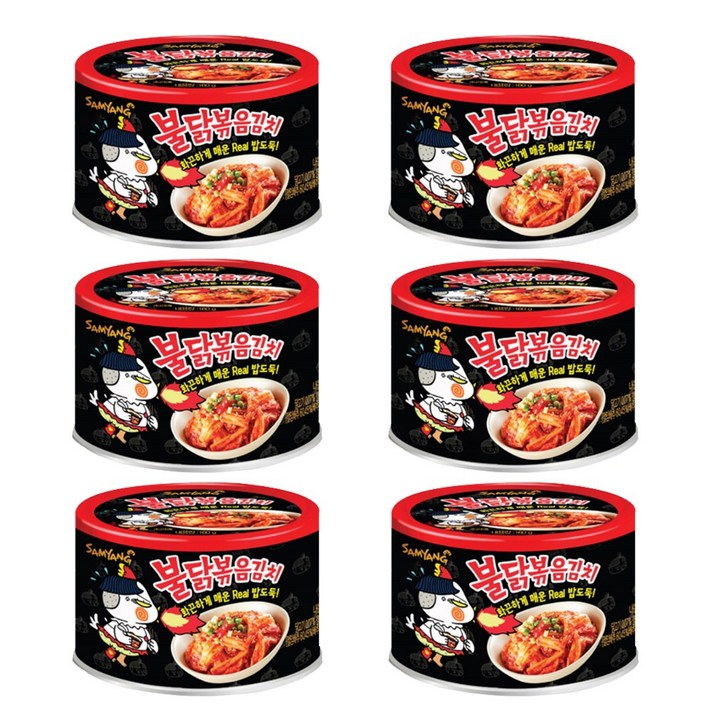 [삼양] 불닭볶음김치 160g, 6개