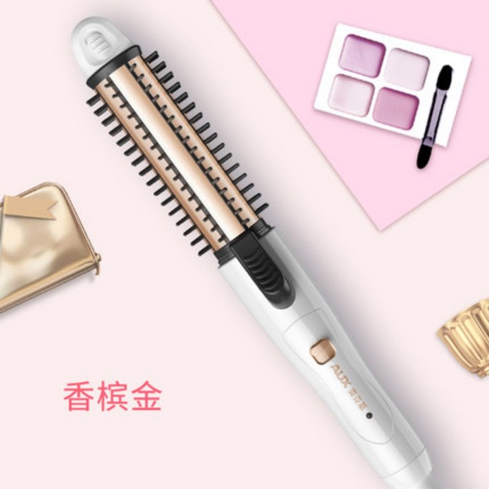 차홍 고데기 앞머리 오토 롤링 볼륨 미용실 스타일러 컬러 컬링 브러쉬 여행 휴대용 미니, 눈꽃, A