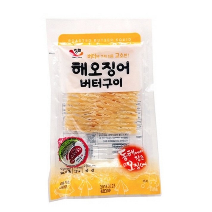 고급안주 마른안주 간식 해오징어 버터구이 100개_56182EA, 상세페이지 참조