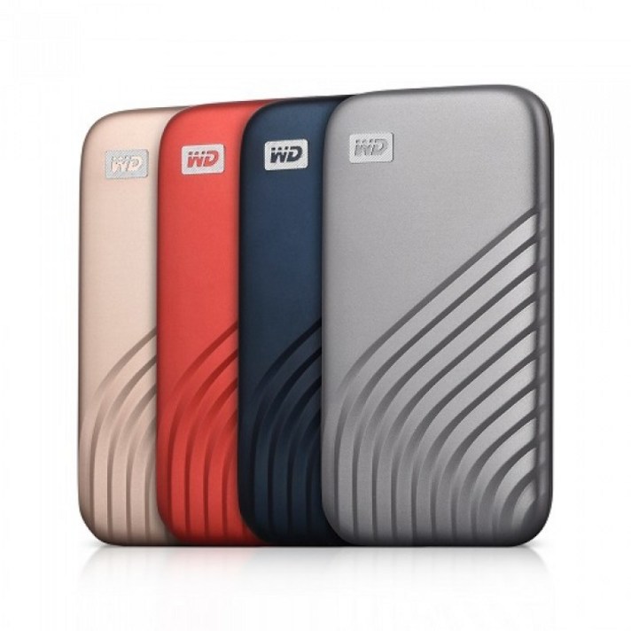 WD My Passport SSD, 1TB, Red