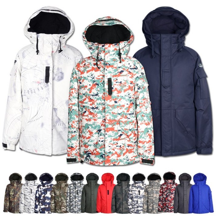 오마보이 남성용 스키복 패딩 점퍼