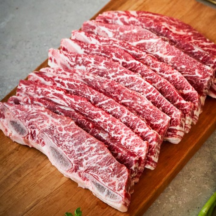  [당일발송] LA갈비 미국산 초이스 엘에이 꽃갈비 la갈비 소 갈비 지방제거 소고기, LA 꽃갈비 2kg, 1개 
