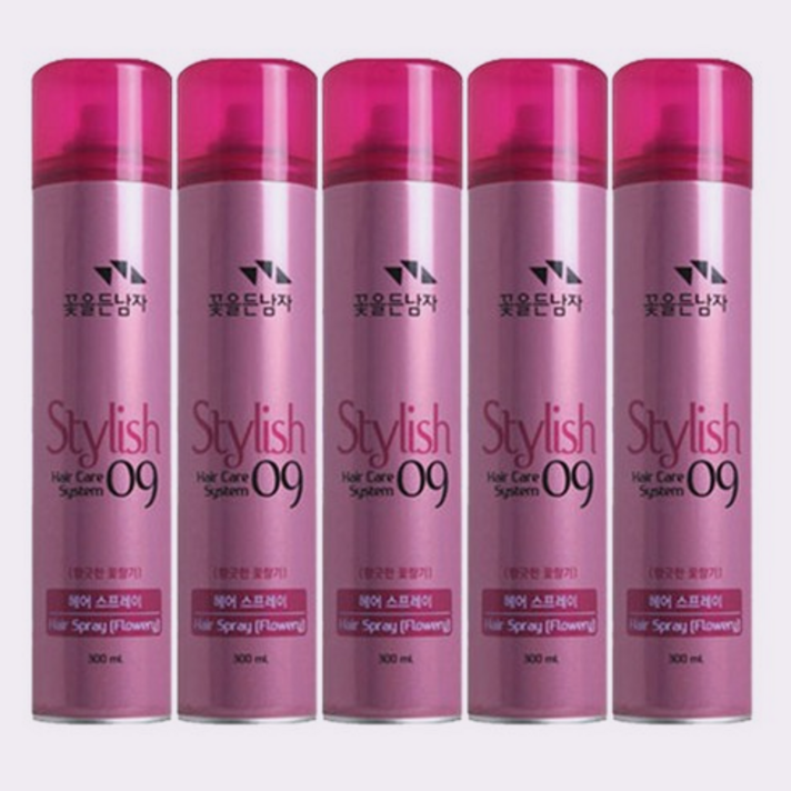 꽃을든남자 향긋한꽃향기 헤어스프레이, 300ml, 5개