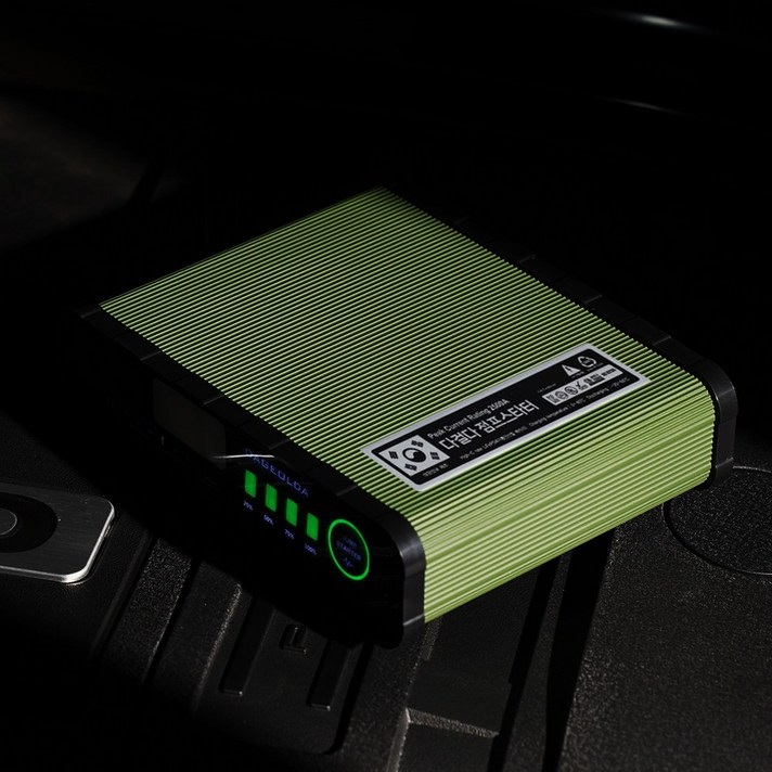 다걸다 JUMP24000 국산 점프스타터 긴급시동 보조배터리  스마트 점프케이블  하드케이스 가방 대용량, 24000mAh, 1개