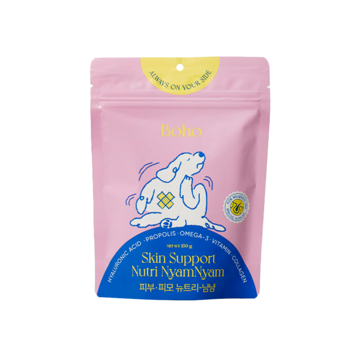 보호 강아지 피부 피모 영양제 뉴트리냠냠 150g, 피부&피모, 7개