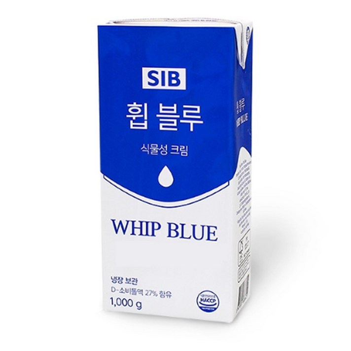 푸드품격 대용량 업소용 생크림 2kg 4kg 식물성생크림 휘핑크림, 2개, 1kg