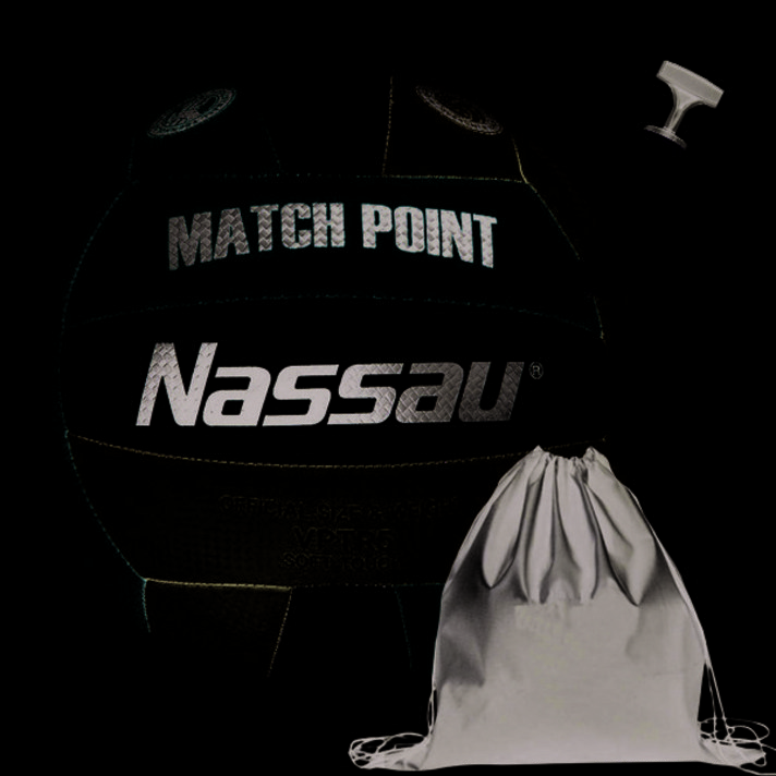  낫소 배구공 매치포인트 5호 + 투센 볼가방 + 투센 볼펌프, 레드블루 