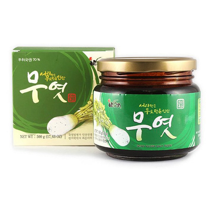 인산죽염 서리맞은 무엿 500g, 1개