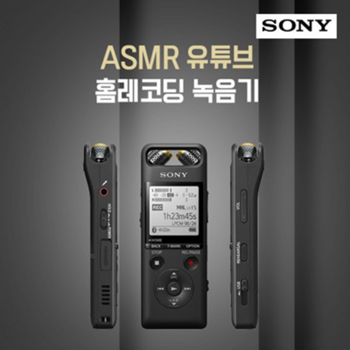 소니 리니어 PCM 레코더 16GB 고해상도 녹음 / bluetooth 대응 / 간이 마이크 녹음 대응 2018 년 모델 PC