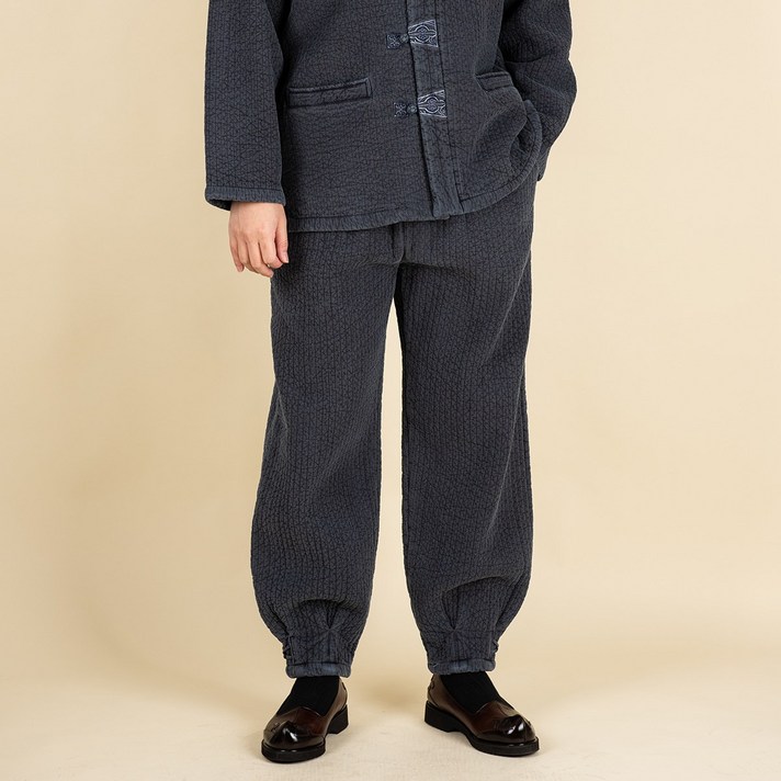 다오네우리옷 남자-후염 기모 누빔 바지 생활한복(개량한복)