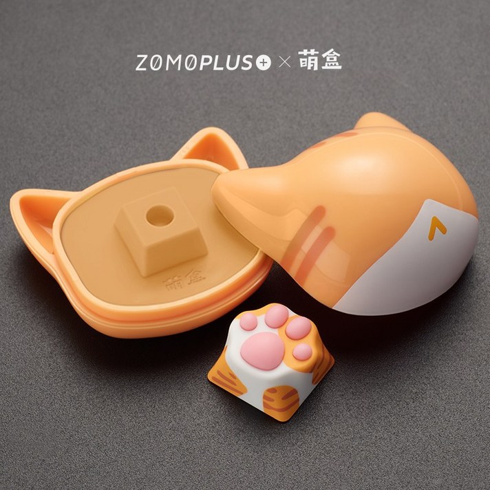 키보드 키캡 ZOMO x B 스톱박스 멀티 컬러 큐트 조모 캣발톱 키보드 ABS 실리콘 키, 옵션3