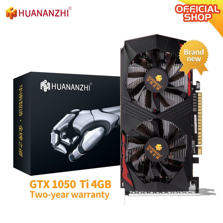 HUANANZHI GTX 1050TI 4G 새로운 오리지널 그래픽 카드 128BIT GDDR5 NVIDIA GEFORCE 960 1050 1660 RTX 2060 비디오 카드, AD RTX 2060   6G