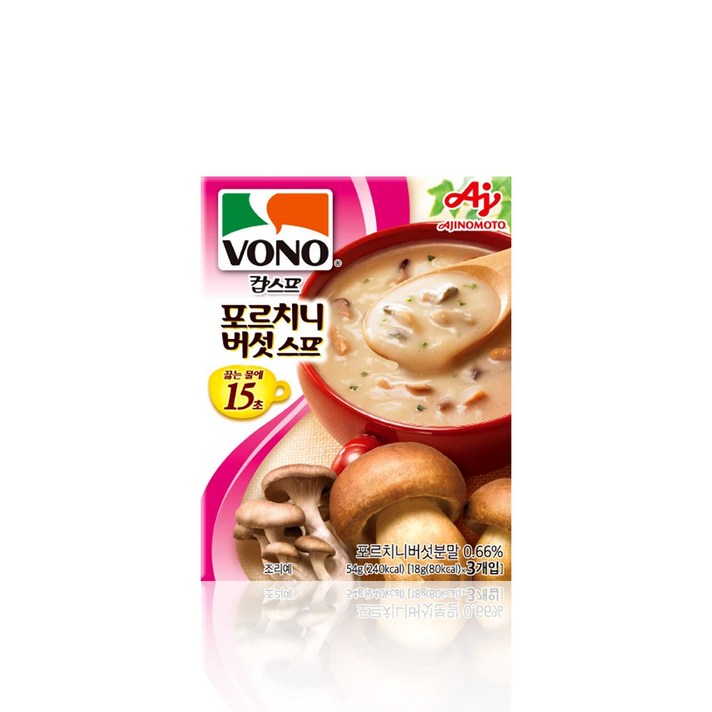 보노 포르치니 버섯 스프, 54g, 1개