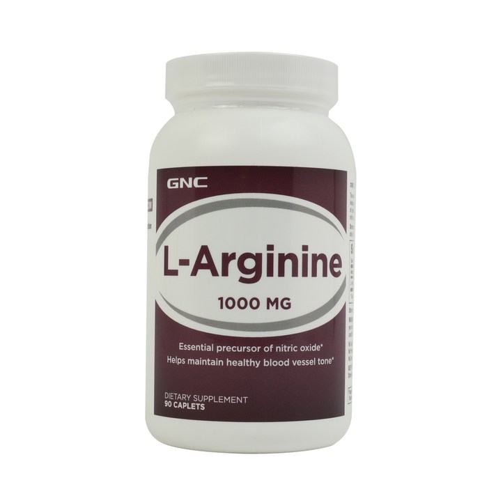 GNC L-아르기닌 1000mg 캐플렛, 90개입, 1개