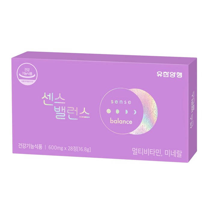 유한양행 센스밸런스 여성 종합 멀티 미네랄 비타민 28정, 1개