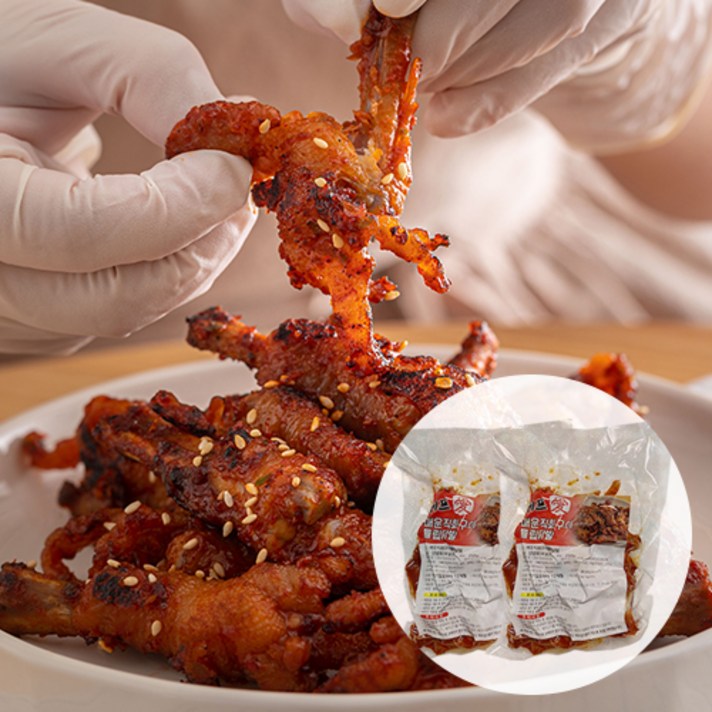 쉐프애 직화구이 튤립닭발(매운맛) 250g 2팩, 6팩