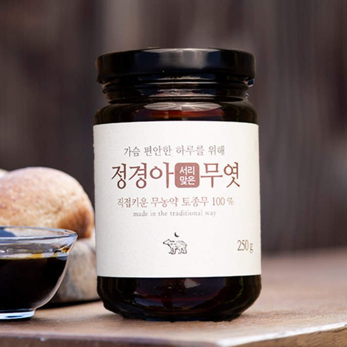 지리산농부들 정경아 서리맞은 무엿, 250g, 1병